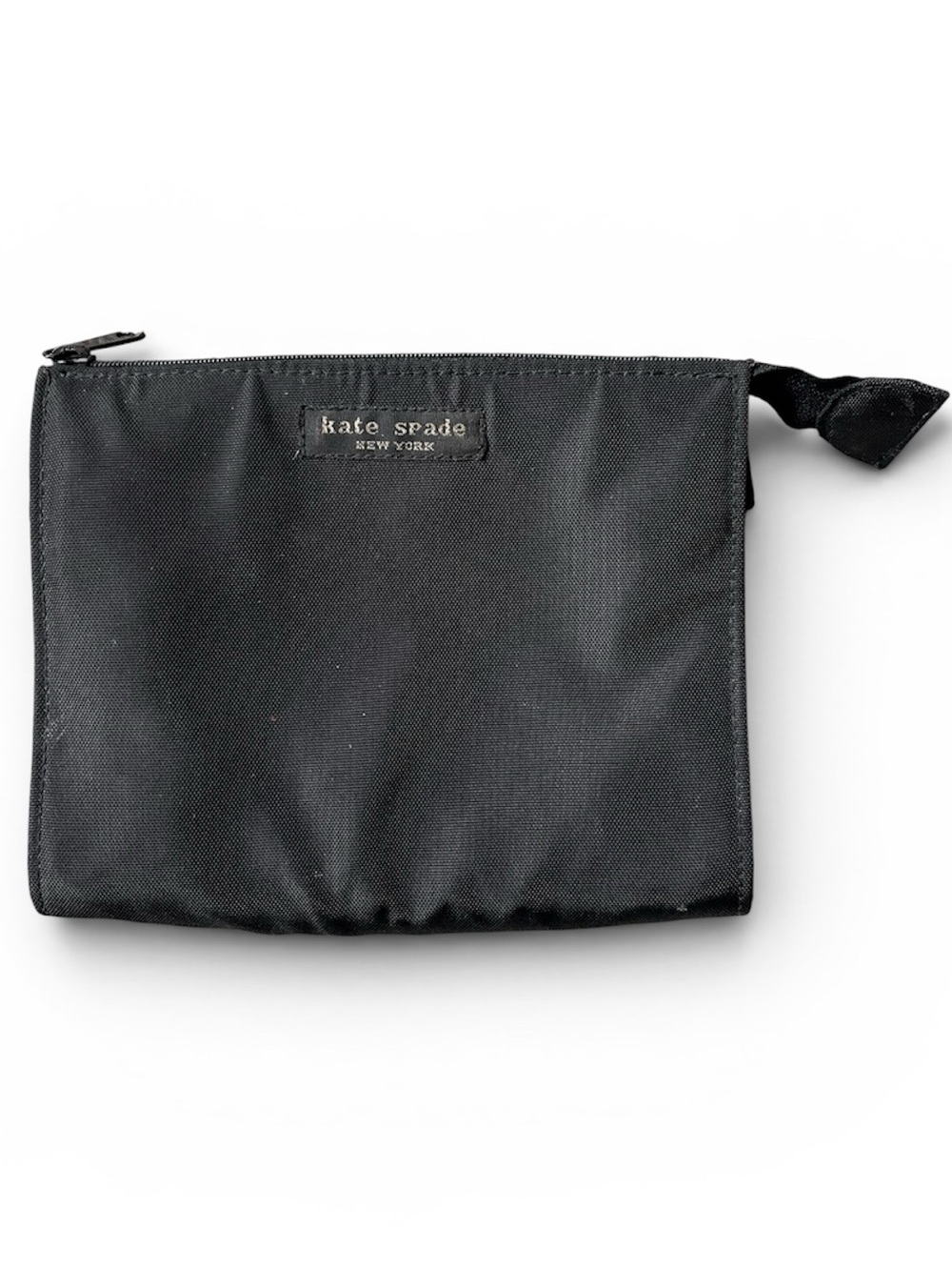 Kate Spade Black Nylon Zip Pouch